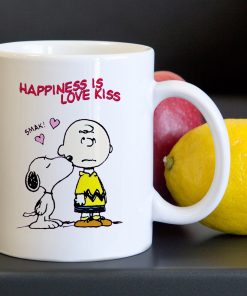 Charlie Brown Snoopy Happines Love Funny Tea Coffee Ceramic Mug KM