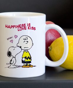 Charlie Brown Snoopy Happines Love Funny Tea Coffee Ceramic Mug KM