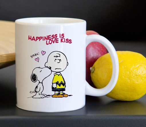 Charlie Brown Snoopy Happines Love Funny Tea Coffee Ceramic Mug KM