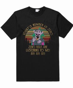 Count Von Count Today’s Number Is Zero T-Shirt KM