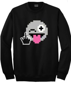 Fuck Emoticon Sweatshirt KM