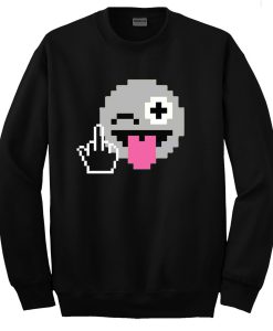 Fuck Emoticon Sweatshirt KM