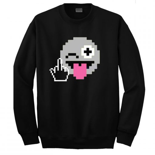 Fuck Emoticon Sweatshirt KM