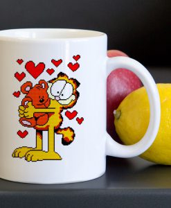 Garfield Bear Hug Tea Coffee Classic Ceramic Mug KM