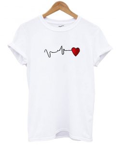 Heart Beat Custom Design T Shirt KM