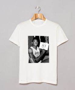 KOBE BRYANT 81 POINTS WHITE T-SHIRT KM