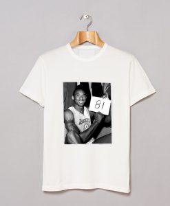 KOBE BRYANT 81 POINTS WHITE T-SHIRT KM