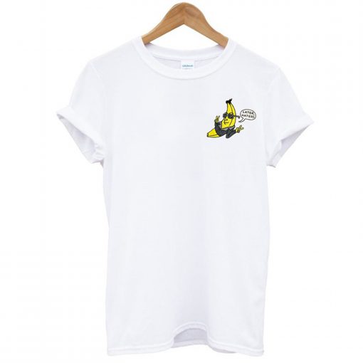 Later, Haters banana print T Shirt KM