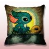 Ohana Lilo Stitch Throw Pillow Cover KM