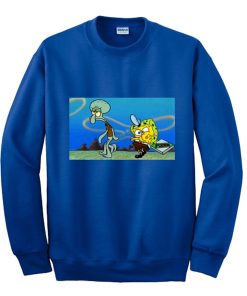 Spongebob krusty krab pizza Sweatshirt KM