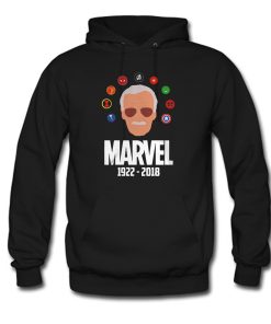 Stan Lee Marvel R I P 1922-2018 Hoodie KM