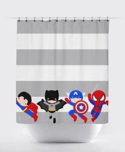 Superhero Shower Curtain KM