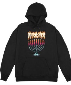 Thrasher Menorah Hoodie KM
