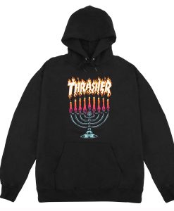 Thrasher Menorah Hoodie KM