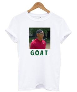 Tiger Woods Goat Hat Backwards T Shirt KM