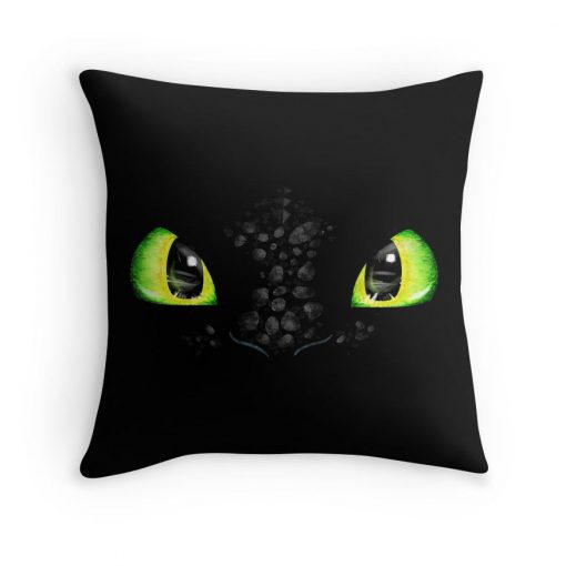 Toothless Night Furry How To Train Dragon Throw Pillow Cover KM