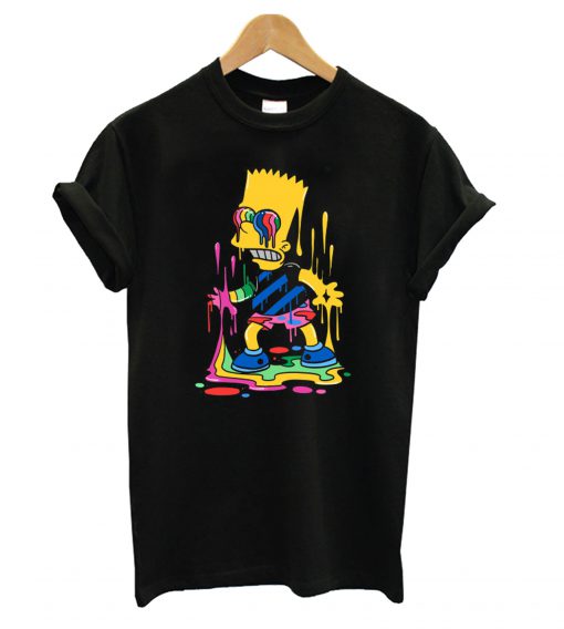 Trippy Bart Simpson T Shirt KM