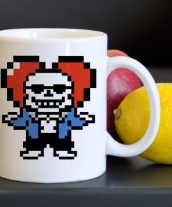 Undertale Sans Heart Tea Coffee Classic Ceramic Mug KM