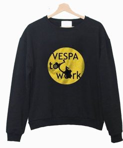 Vespa To Work Sweatshirt KM