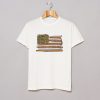 American Flag Weed Joint T Shirt KM