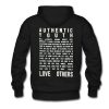 Authentic Youth Hoodie Back KM