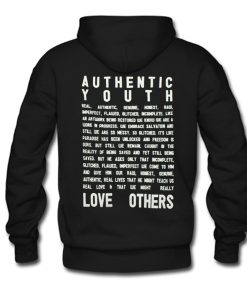 Authentic Youth Hoodie Back KM