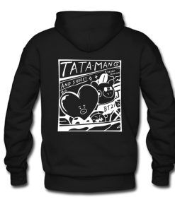 BT21 Tata Mang V Jimin Black Hoodie KM