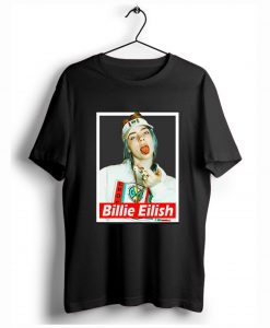 Billie Eilish Pop Streetwear Men T Shirt KM