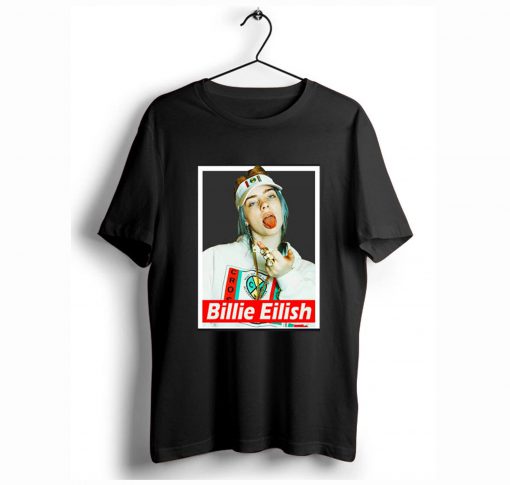 Billie Eilish Pop Streetwear Men T Shirt KM