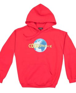 Blood Red Coexistence Hoodie KM