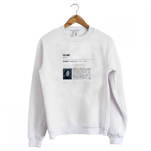 Celine Designer Phoebe Philo Sweatshirt KM