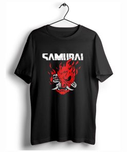 Cyberpunk 2077 Samurai Corporate Logo Classic T Shirt KM