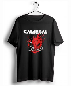 Cyberpunk 2077 Samurai Corporate Logo Classic T Shirt KM