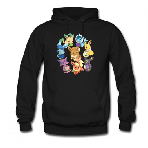 Eeveelution Eevee Evolution Pokemon Hoodie KM