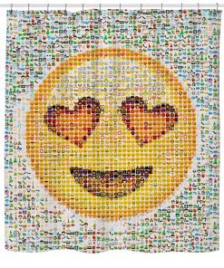 Emoji Shower Curtain KM
