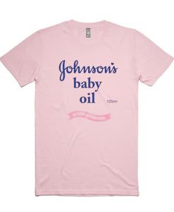 Johnson’s baby oil logo T Shirt KM