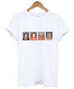Lindsay Lohan Mugshot T Shirt KM