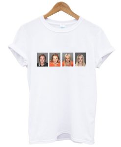 Lindsay Lohan Mugshot T Shirt KM