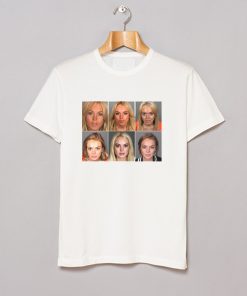 Lindsay Lohan Mugshots T Shirt KM