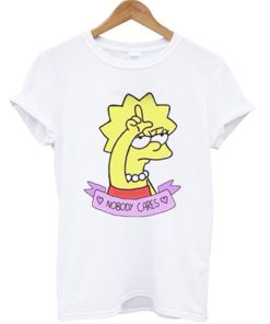 Lisa Simpson Nobody Cares T-Shirt KM