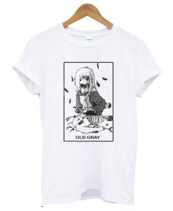 Old Gray Anime T-Shirt KM