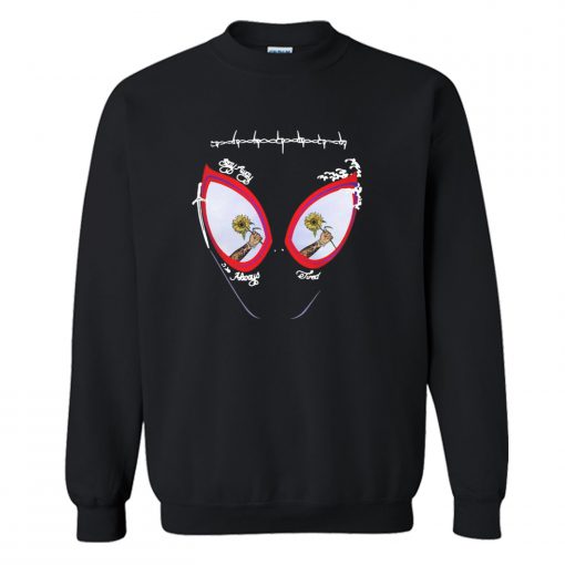 Post Malone stay away always tired Spider man mask Sweatshirt KM