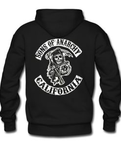 Sons of Anarchy California Hoodie Back KM