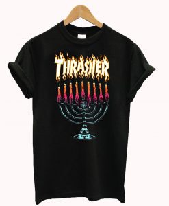 Thrasher Menorah T Shirt KM