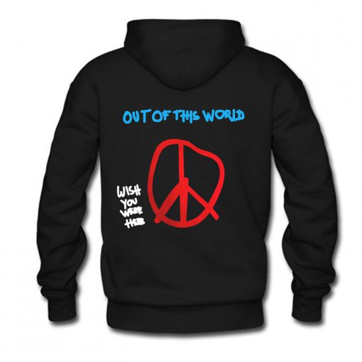 Travis Scott Astroworld World Peace Hoodie Back KM