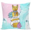 Worship Cat Pillow KM