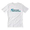 dolphin don’t trash where they splash T-Shirt KM