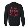 1994 Marilyn Manson I Am The God Of Fuck Sweatshirt Back KM