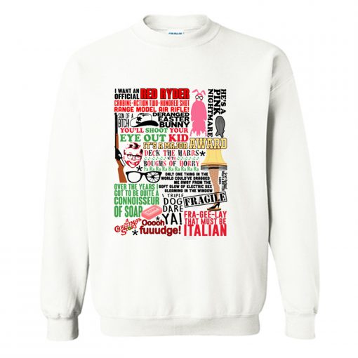 A Christmas Story Funny Holiday Movie Sweatshirt KM