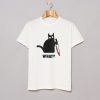 Cat With Knife T-Shirt KM